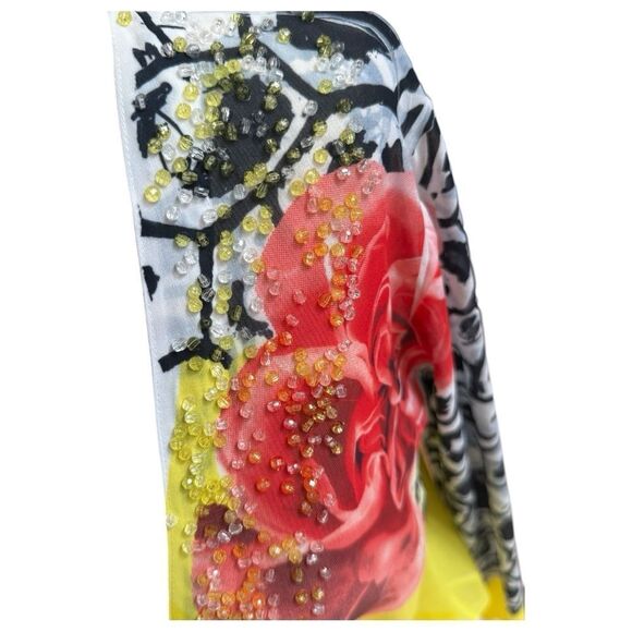 Maria Vasquez vintage top. Wear with bralette or camisole.really stunning! - Picture 6 of 8